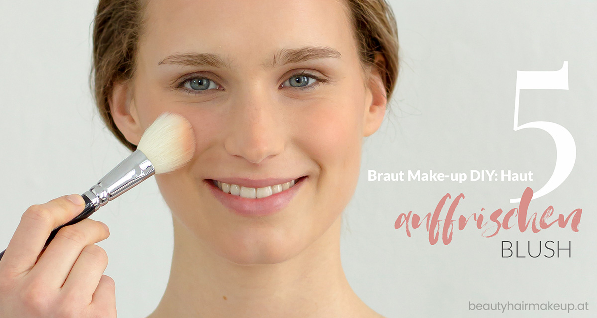 Braut Makeup selber schminken: Frische mit Blush