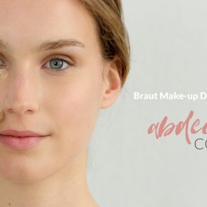 Braut Make-up: abdecken mit Concealer