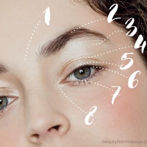 Schminkprodukte-Make-up-Technik-für-Augen
