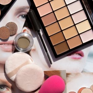 Schminktechnik-Make-up-Produkte